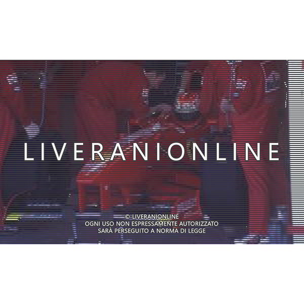 RETROSPETTIVA EDDIE IRVINE PILOTA F1 NELLA FOTO EDDIE IRVINE NEL 1997 CON LA FERRARI F 310 B AG ALDO LIVERANI SAS 