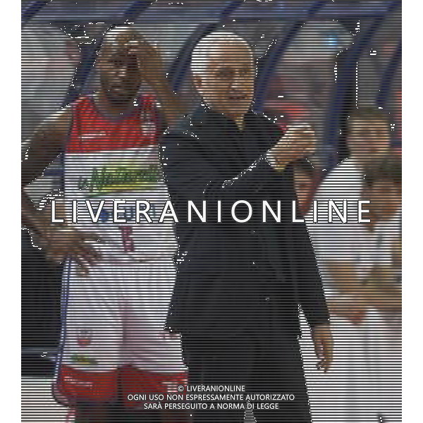 14 04 2019 LE NATURELLE-MONTEGRANARO BASKET SERIE A2 NELLA FOTO CESARE PANCOTTO ALLENATORE MONTEGRANARO © SANNA / AGENZIA ALDO LIVERANI SAS