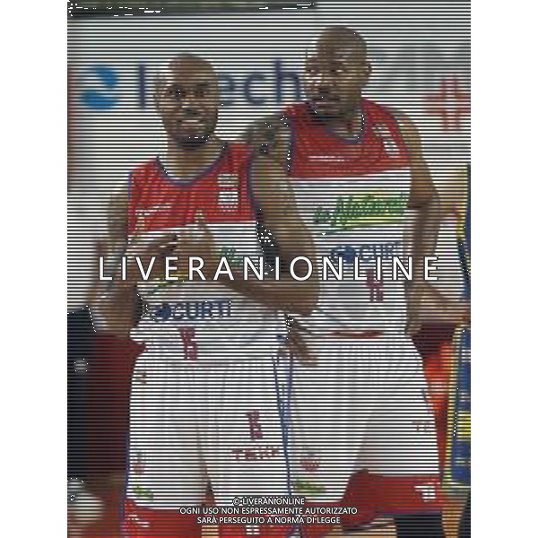 14 04 2019 LE NATURELLE-MONTEGRANARO BASKET SERIE A2 NELLA FOTO TIMOTHY BOWERS E B.J.RAYMOND IMOLA © SANNA / AGENZIA ALDO LIVERANI SAS