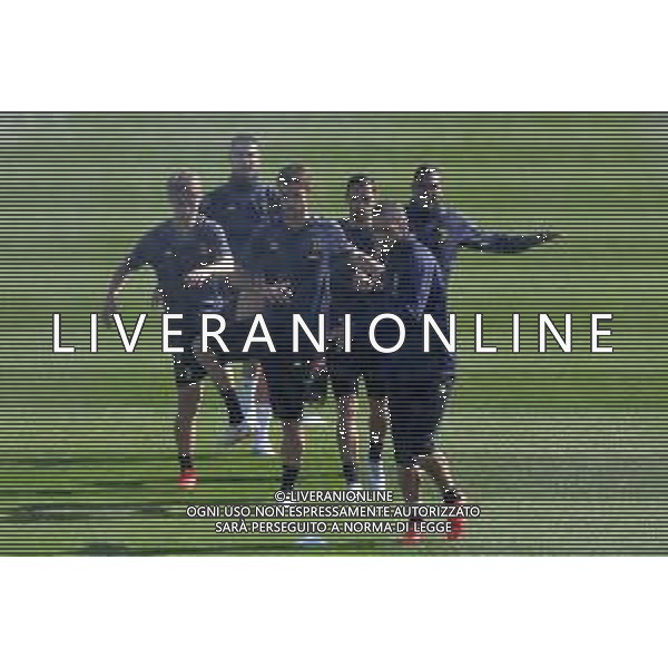 15.04.2019-Torino Allenamento Juventus Champions League La Continassa ©Falzone/Agenzia Aldo Liverani NELLA FOTO : Cristiano Ronaldo, Daniele Rugani, Leonardo Bonucci
