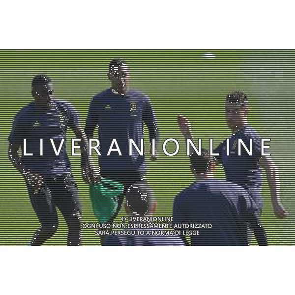 15.04.2019-Torino Allenamento Juventus Champions League La Continassa ©Falzone/Agenzia Aldo Liverani NELLA FOTO : Cristiano Ronaldo