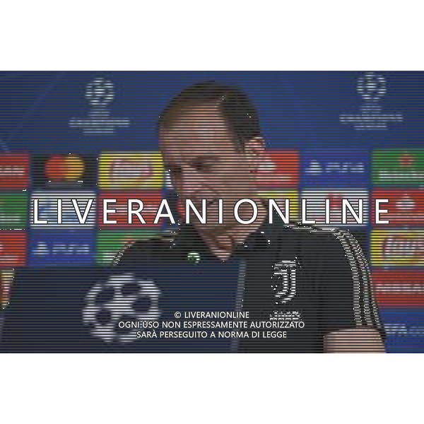 15.04.2019-Torino Conferenza Stampa Juventus Champions League Allianz Stadium ©Falzone/Agenzia Aldo Liverani NELLA FOTO : Massimiliano Allegri