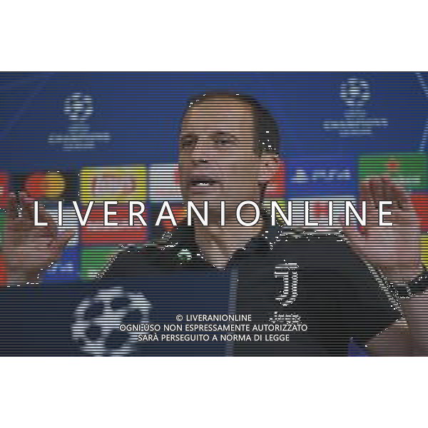 15.04.2019-Torino Conferenza Stampa Juventus Champions League Allianz Stadium ©Falzone/Agenzia Aldo Liverani NELLA FOTO : Massimiliano Allegri