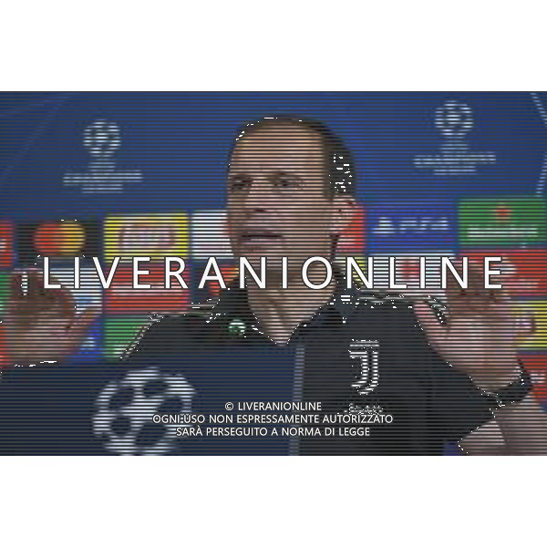 15.04.2019-Torino Conferenza Stampa Juventus Champions League Allianz Stadium ©Falzone/Agenzia Aldo Liverani NELLA FOTO : Massimiliano Allegri