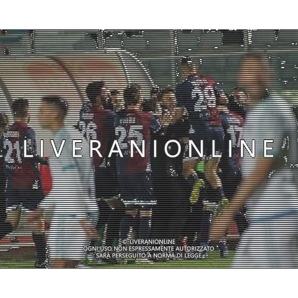 IMOLA 15 04 2019 IMOLESE CALCIO-FERALPISALO\' SERIE C NELLA FOTO DOPO GOL DI ERIC LANINI foto gianni sanna-ag aldo liverani sas