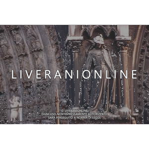 La cattedrale di Nostra Signora di Parigi, Notre-Dame de Paris in Francia - un particolare © ARCHIVIO / AGENZIA ALDO LIVERANI SAS