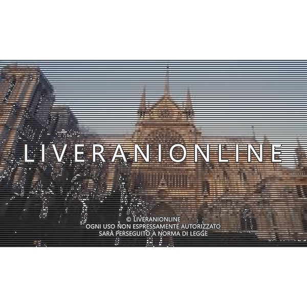 La cattedrale di Nostra Signora di Parigi, Notre-Dame de Paris in Francia nel 1985. © ARCHIVIO / AGENZIA ALDO LIVERANI SAS