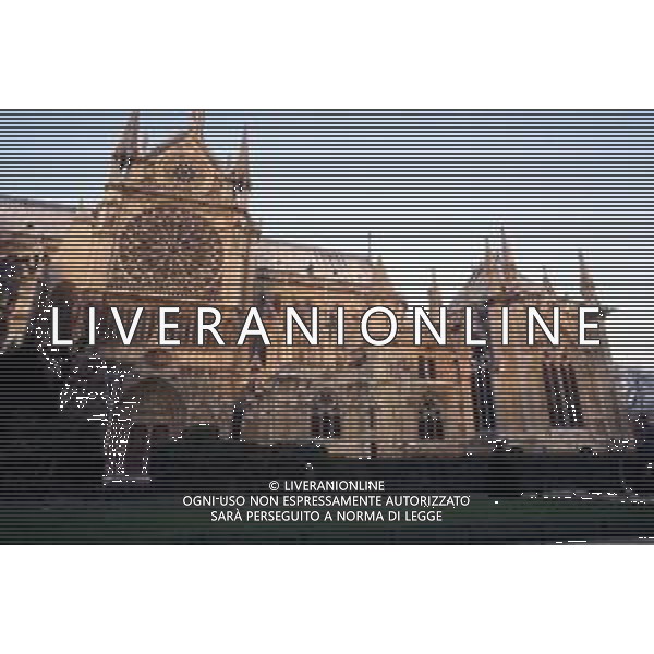 La cattedrale di Nostra Signora di Parigi, Notre-Dame de Paris in Francia nel 1985. © ARCHIVIO / AGENZIA ALDO LIVERANI SAS
