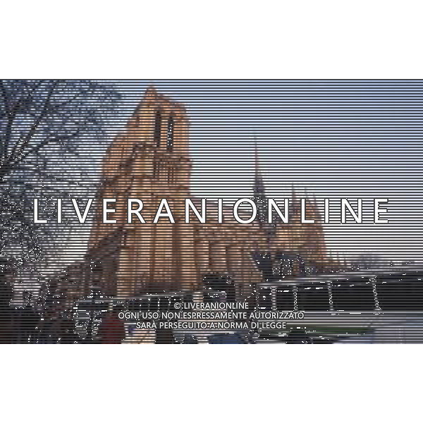 La cattedrale di Nostra Signora di Parigi, Notre-Dame de Paris in Francia nel 1985. © ARCHIVIO / AGENZIA ALDO LIVERANI SAS