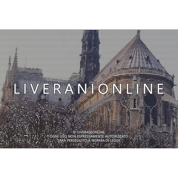 La cattedrale di Nostra Signora di Parigi, Notre-Dame de Paris in Francia nel 1985. © ARCHIVIO / AGENZIA ALDO LIVERANI SAS
