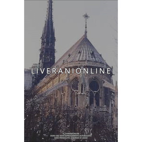 La cattedrale di Nostra Signora di Parigi, Notre-Dame de Paris in Francia nel 1985. © ARCHIVIO / AGENZIA ALDO LIVERANI SAS