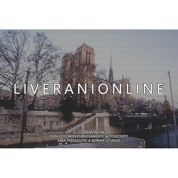 La cattedrale di Nostra Signora di Parigi lungo la senna, Notre-Dame de Paris in Francia nel 1985. © ARCHIVIO / AGENZIA ALDO LIVERANI SAS