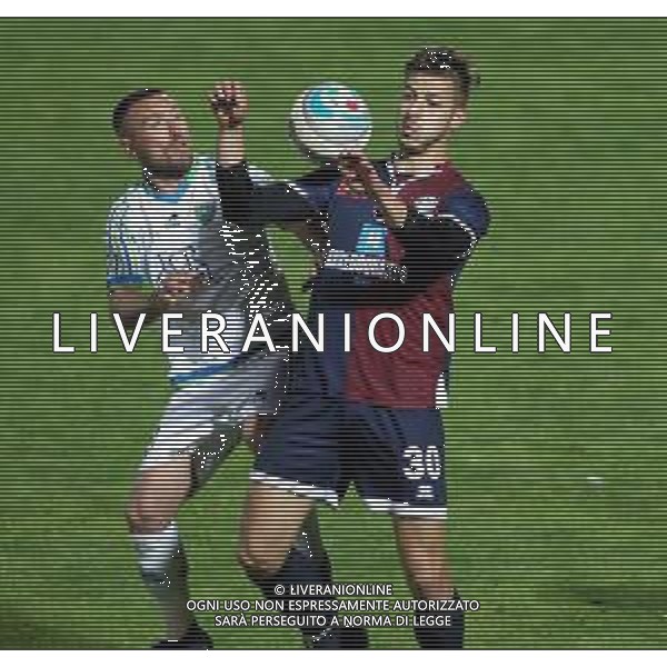 IMOLA 16 04 2019 IMOLESE CALCIO-FERAPISALO\' 3-1 SERIE C NELLA FOTO MICHAEL DE MARCHI IMOLESE E PESCE ANDREA FERALPISALO\' © SANNA / AGENZIA ALDO LIVERANI SAS