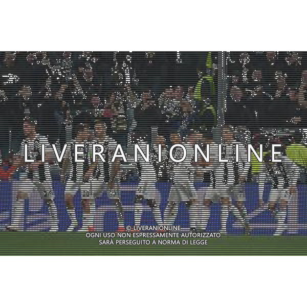 Torino 16.04.2019 Allianz Stadium 4 di finale Champions League Juventus vs Ajax ©Falzone/Agenzia Aldo Liverani NELLA FOTO : Esultanza dopo il gol di Cristiano Ronaldo © AGENZIA ALDO LIVERANI SAS