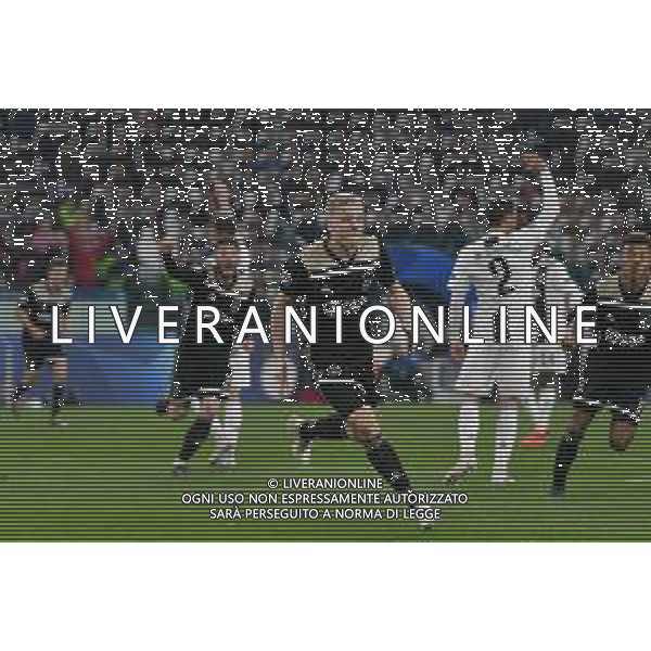 Torino 16.04.2019 Allianz Stadium 4 di finale Champions League Juventus vs Ajax ©Falzone/Agenzia Aldo Liverani NELLA FOTO : Esultanza dopo il gol di Donny van de Beek © AGENZIA ALDO LIVERANI SAS - JUVENTUS vs AJAX ritorno quarti di finale Champions League 16.04.2019