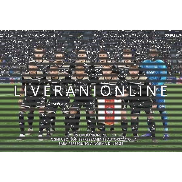 Torino 16.04.2019 Allianz Stadium 4 di finale Champions League Juventus vs Ajax ©Falzone/Agenzia Aldo Liverani NELLA FOTO : Formazione Ajax © AGENZIA ALDO LIVERANI SAS - JUVENTUS vs AJAX ritorno quarti di finale Champions League 16.04.2019