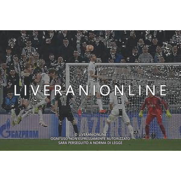 Torino 16.04.2019 Allianz Stadium 4 di finale Champions League Juventus vs Ajax ©Falzone/Agenzia Aldo Liverani NELLA FOTO : il gol di Matthijs de Ligt © AGENZIA ALDO LIVERANI SAS - JUVENTUS vs AJAX ritorno quarti di finale Champions League 16.04.2019