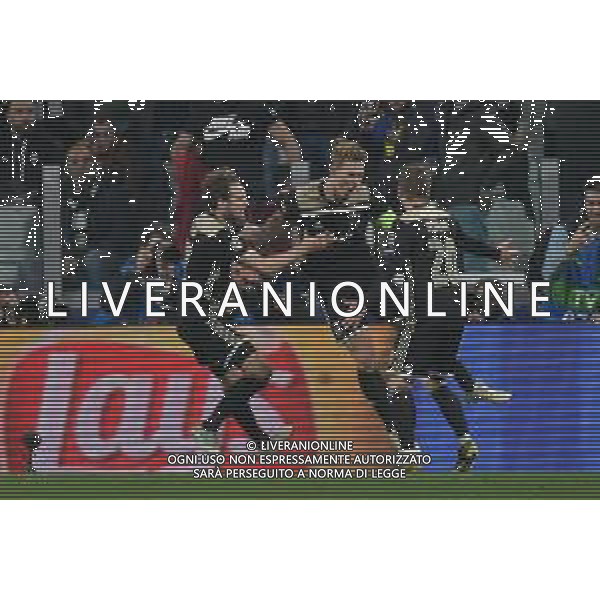 Torino 16.04.2019 Allianz Stadium 4 di finale Champions League Juventus vs Ajax ©Falzone/Agenzia Aldo Liverani NELLA FOTO : Esultanza dopo il gol di Matthijs de Ligt © AGENZIA ALDO LIVERANI SAS - JUVENTUS vs AJAX ritorno quarti di finale Champions League 16.04.2019