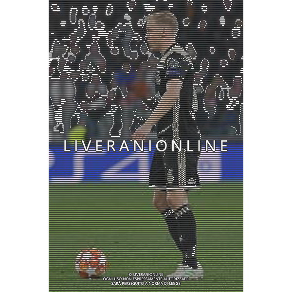 Torino 16.04.2019 Allianz Stadium 4 di finale Champions League Juventus vs Ajax ©Falzone/Agenzia Aldo Liverani NELLA FOTO : Donny van de Beek