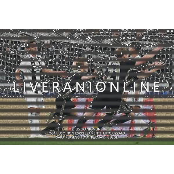 Torino 16.04.2019 Allianz Stadium 4 di finale Champions League Juventus vs Ajax ©Falzone/Agenzia Aldo Liverani NELLA FOTO : Esultanza gol di Matthijs de Ligt