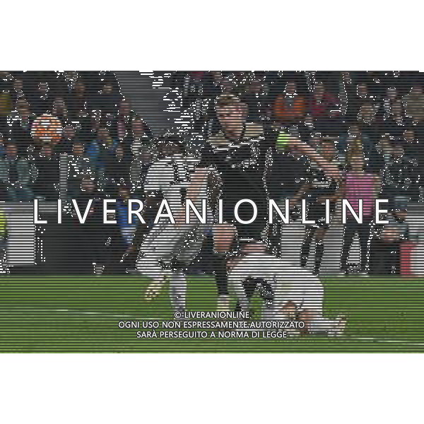 Torino 16.04.2019 Allianz Stadium 4 di finale Champions League Juventus vs Ajax ©Falzone/Agenzia Aldo Liverani NELLA FOTO : Matthijs de Ligt-Cristiano Ronaldo-Moise Kean