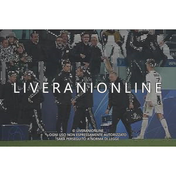 Torino 16.04.2019 Allianz Stadium 4 di finale Champions League Juventus vs Ajax ©Falzone/Agenzia Aldo Liverani NELLA FOTO : Cristiano Ronaldo esce dalla Champions League
