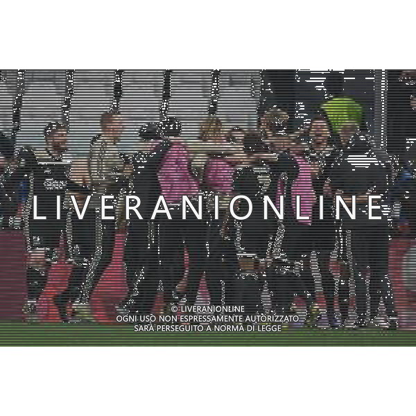 Torino 16.04.2019 Allianz Stadium 4 di finale Champions League Juventus vs Ajax ©Falzone/Agenzia Aldo Liverani NELLA FOTO : Esultanze finali