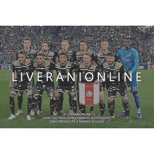 Torino 16.04.2019 Allianz Stadium 4 di finale Champions League Juventus vs Ajax ©Falzone/Agenzia Aldo Liverani NELLA FOTO : Formazione Ajax In piedi : Matthijs de Ligt-Daley Blind-Donny van de Beek-Dušan Tadić-Joël Veltman-André Onana- Accosciati : Noussair Mazraoui-Hakim Ziyech-David Neres-Frenkie de Jong-Lasse Schøne