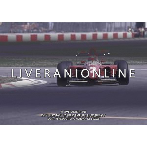RETROSPETTIVA GERHARD BERGER PILOTA F1 NELLA FOTO GERHARD BERGER CON LA FERRARI 1988 AG ALDO LIVERANI SAS 