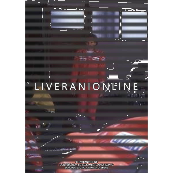 RETROSPETTIVA GERHARD BERGER PILOTA F1 NELLA FOTO GERHARD BERGER CON LA FERRARI 1988 AG ALDO LIVERANI SAS 