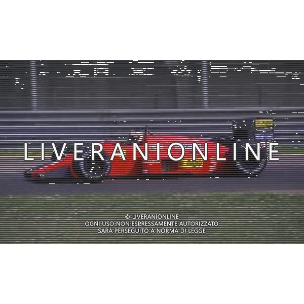RETROSPETTIVA GERHARD BERGER PILOTA F1 NELLA FOTO GERHARD BERGER CON LA FERRARI 1987 AG ALDO LIVERANI SAS 