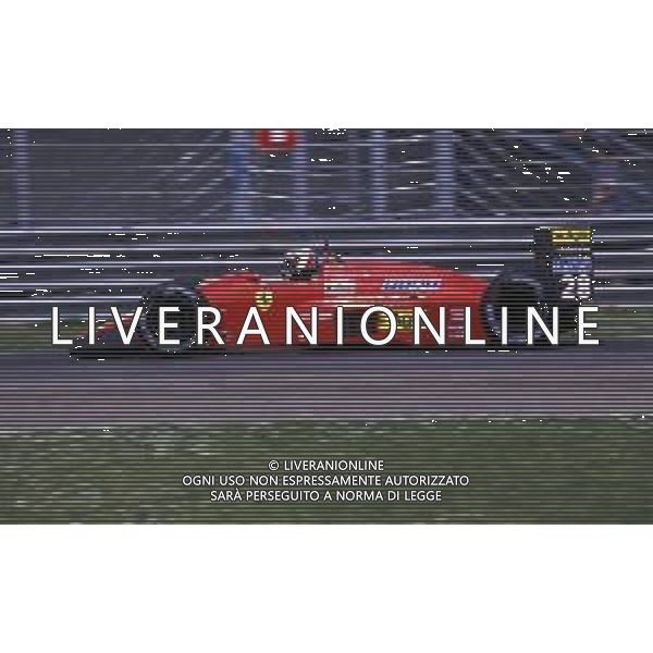 RETROSPETTIVA GERHARD BERGER PILOTA F1 NELLA FOTO GERHARD BERGER CON LA FERRARI 1987 AG ALDO LIVERANI SAS 
