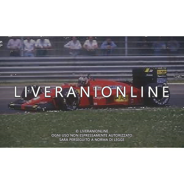 RETROSPETTIVA GERHARD BERGER PILOTA F1 NELLA FOTO GERHARD BERGER CON LA FERRARI 1987 AG ALDO LIVERANI SAS 