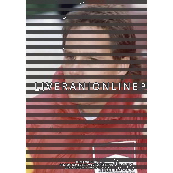 RETROSPETTIVA GERHARD BERGER PILOTA F1 NELLA FOTO GERHARD BERGER CON LA FERRARI 1989 AG ALDO LIVERANI SAS