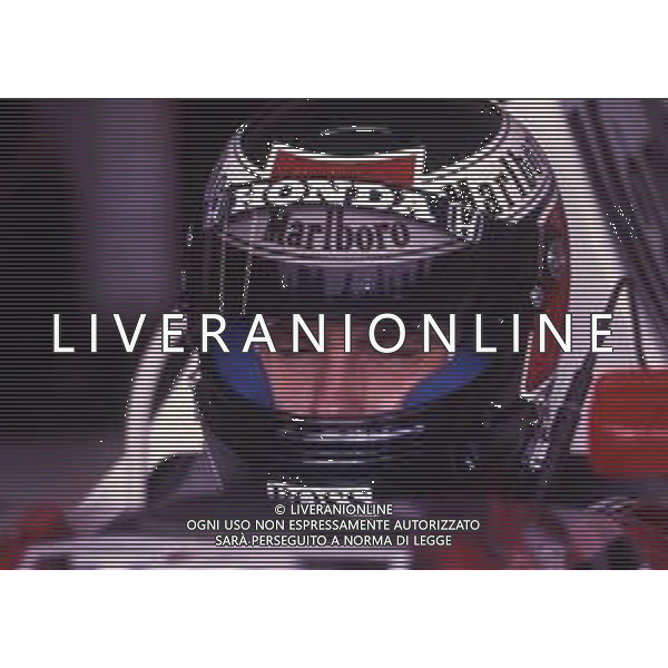 RETROSPETTIVA GERHARD BERGER PILOTA F1 NELLA FOTO GERHARD BERGER CON LA MC LAREN 1990 AG ALDO LIVERANI SAS 
