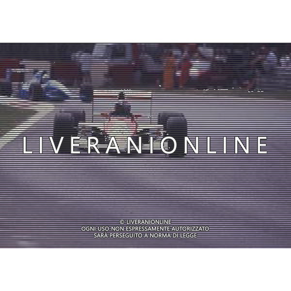 RETROSPETTIVA GERHARD BERGER PILOTA F1 NELLA FOTO GERHARD BERGER CON LA MC LAREN 1990 AG ALDO LIVERANI SAS 