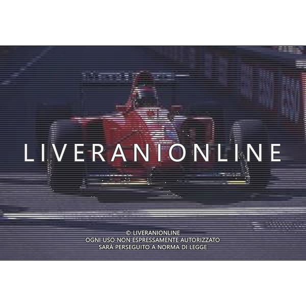 RETROSPETTIVA GERHARD BERGER PILOTA F1 NELLA FOTO GERHARD BERGER CON LA FERRARI 1994 AG ALDO LIVERANI SAS 
