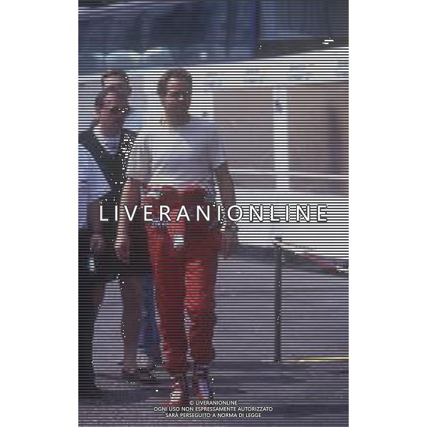 RETROSPETTIVA GERHARD BERGER PILOTA F1 NELLA FOTO GERHARD BERGER CON LA MC LAREN 1992 AG ALDO LIVERANI SAS