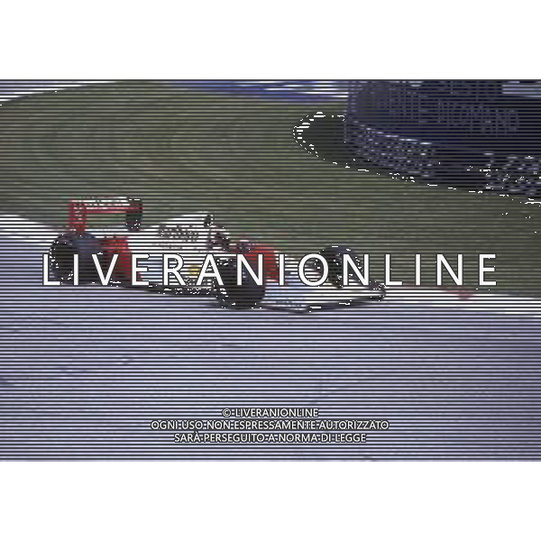 RETROSPETTIVA GERHARD BERGER PILOTA F1 NELLA FOTO GERHARD BERGER CON LA MC LAREN 1992 AG ALDO LIVERANI SAS