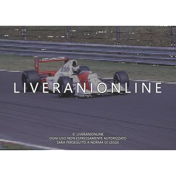 RETROSPETTIVA GERHARD BERGER PILOTA F1 NELLA FOTO GERHARD BERGER CON LA MC LAREN 1992 AG ALDO LIVERANI SAS