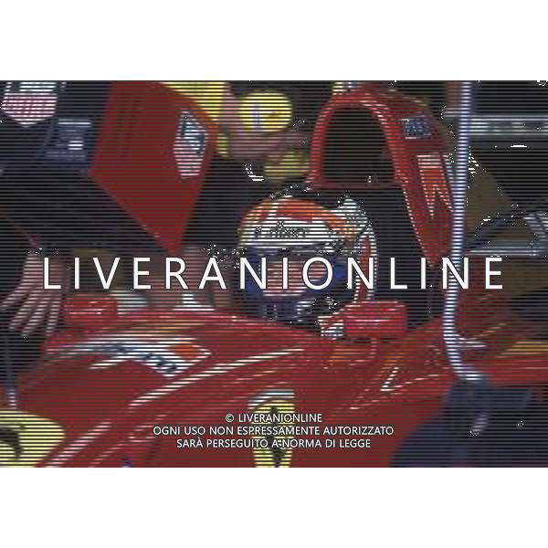 RETROSPETTIVA GERHARD BERGER PILOTA F1 NELLA FOTO GERHARD BERGER CON LA FERRARI 1995 AG ALDO LIVERANI SAS 