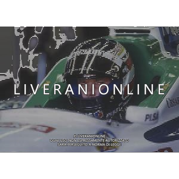 RETROSPETTIVA GERHARD BERGER PILOTA F1 NELLA FOTO GERHARD BERGER CON LA BENETTON 1996 AG ALDO LIVERANI SAS 