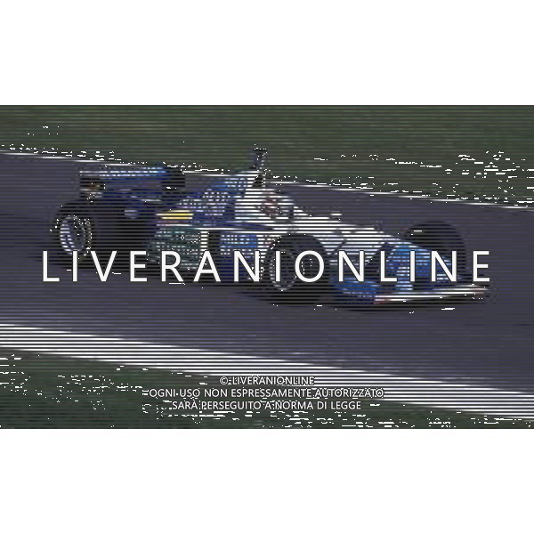 RETROSPETTIVA GERHARD BERGER PILOTA F1 NELLA FOTO GERHARD BERGER CON LA BENETTON 1996 AG ALDO LIVERANI SAS 