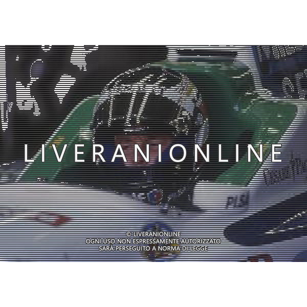 RETROSPETTIVA GERHARD BERGER PILOTA F1 NELLA FOTO GERHARD BERGER CON LA BENETTON 1996 AG ALDO LIVERANI SAS 