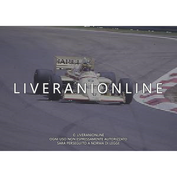 RETROSPETTIVA GERHARD BERGER PILOTA F1 NELLA FOTO GERHARD BERGER CON LA ARROWS 1985 AG ALDO LIVERANI SAS 