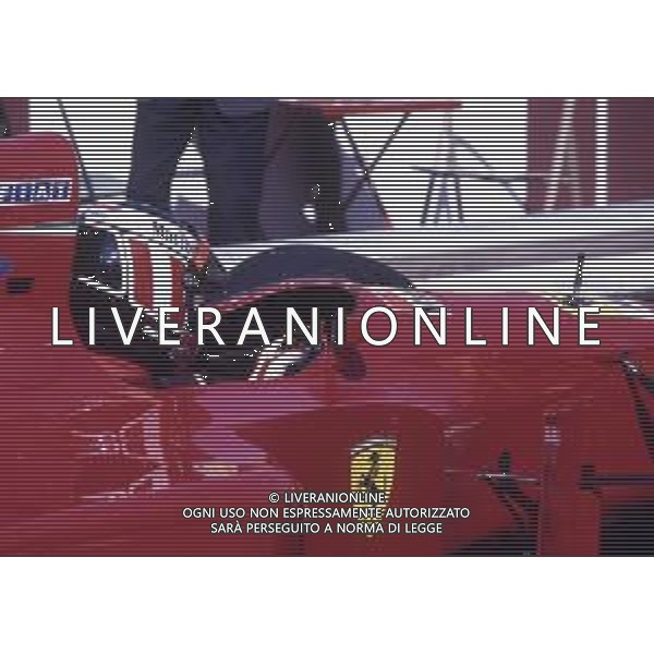 RETROSPETTIVA GERHARD BERGER PILOTA F1 NELLA FOTO GERHARD BERGER CON LA FERRARI 1994 AG ALDO LIVERANI SAS 
