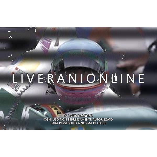 RETROSPETTIVA GERHARD BERGER PILOTA F1 NELLA FOTO GERHARD BERGER CON LA BENETTON 1986 AG ALDO LIVERANI SAS  