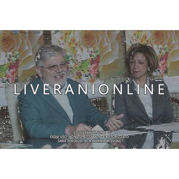 IMOLA 18 04 2019 CONFERENZA STAMPA NATURALMENTE IMOLA "ORTI E GIARDINI TRA LE MURA NELLA FOTO GIOVANNI BETTINI PRESIDENTE CLAI E SINDACA MANUELA SANGIORGI ©SANNA / AGENZIA ALDO LIVERANI SAS