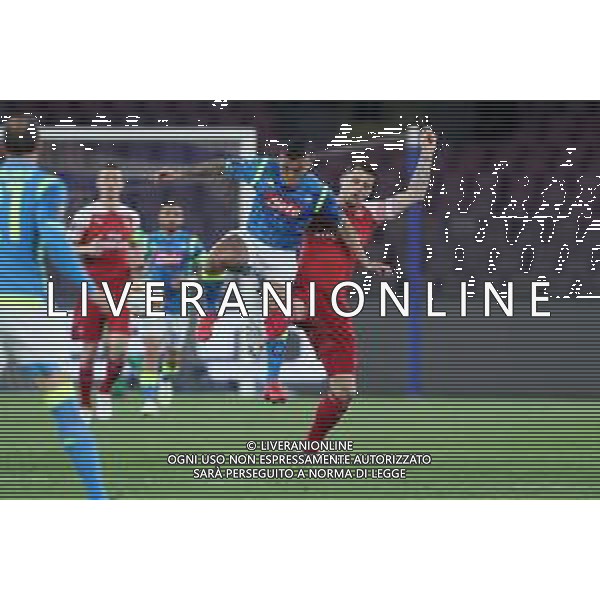 NAPOLI - ARSENAL RITORNO QUARTI DI FINALE EUROPA LEAGUE 18.04.2019 NELLA FOTO MARQUEZ ALLAN ©MOSCA / AGENZIA ALDO LIVERANI SAS