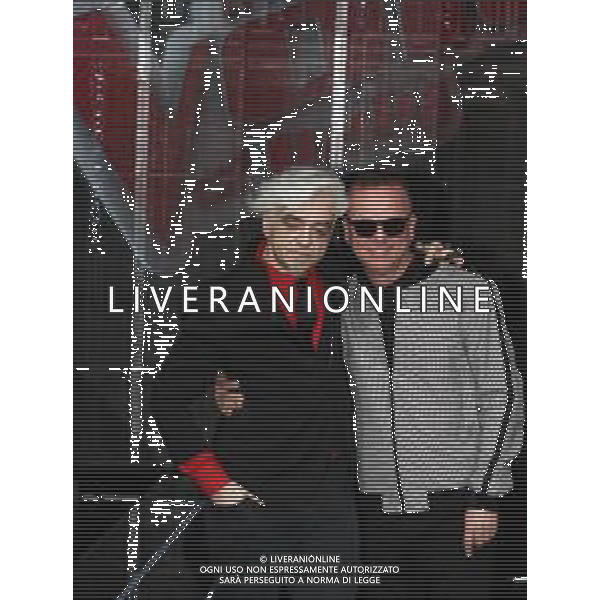 Milano ( MI ) 18/04/2019 Rai2 - Photocall The Voice of Italy 2019 Nella foto: Marco Castoldi in arte Morgan e Gigi D\'Alessio PH Lauro Montagnini